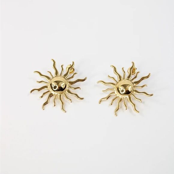 Sun earrings  M746 - Picture 1 of 5
